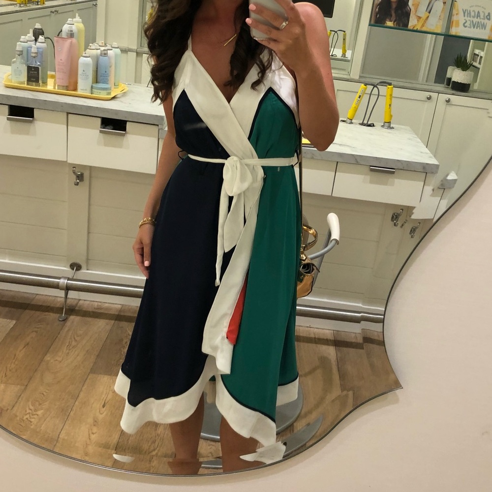 colorblock dress
